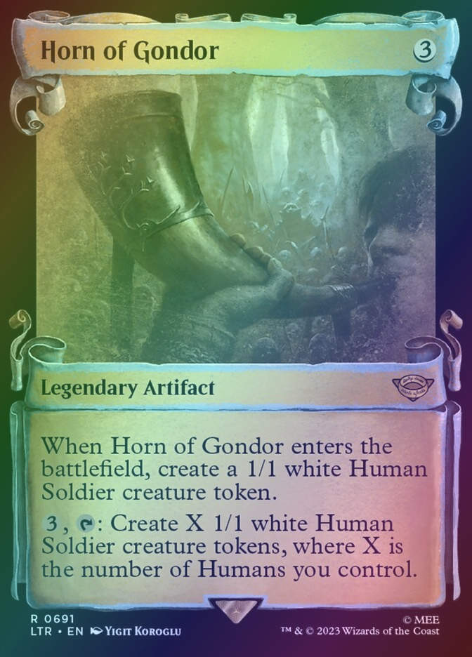 Horn of Gondor (LTR) (691) / Showcase / Foil
