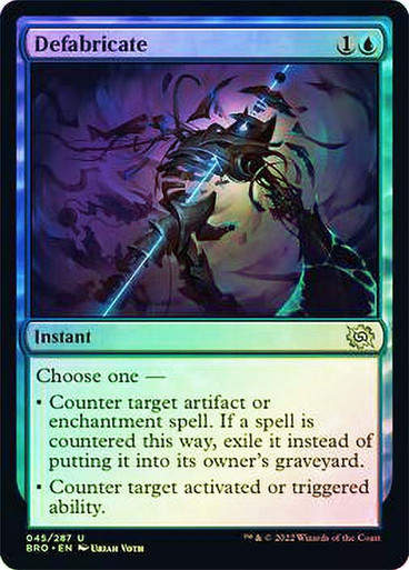 Defabricate (BRO) / Foil