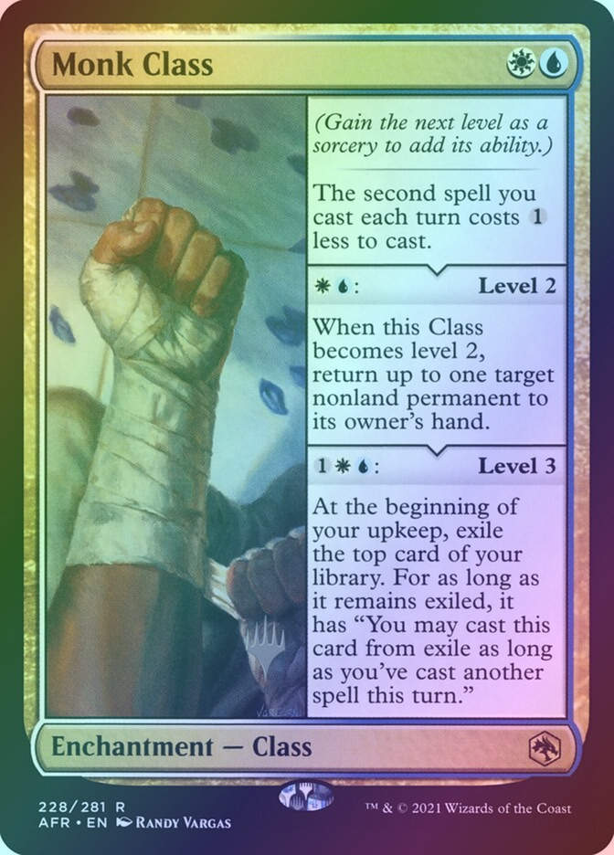 Monk Class (PAFR) (228p) / Foil