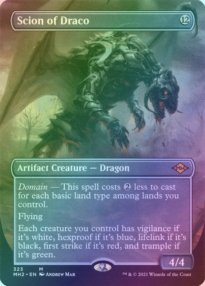 Scion of Draco (MH2) (323) / Borderless / Foil