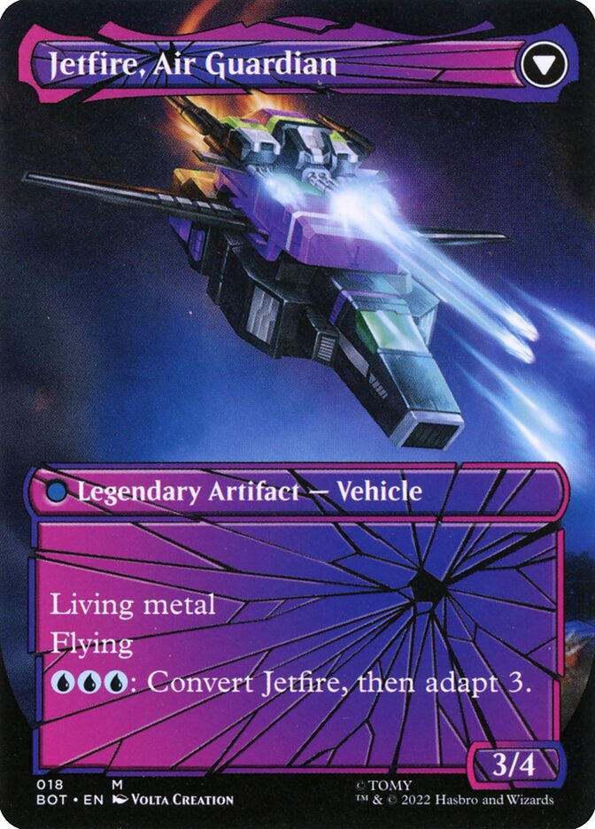 Jetfire, Ingenious Scientist // Jetfire, Air Guardian (BOT) (18) — cara 2 de 2