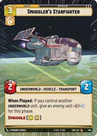 Smuggler's Starfighter (Hyperspace) (SHD_#483) / Foil