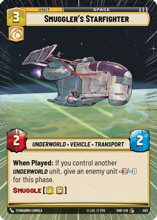 Smuggler's Starfighter (Hyperspace) (SHD_#483) / Foil