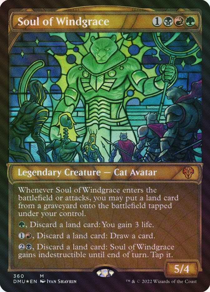 Soul of Windgrace (DMU) (360) / Showcase / Textured Foil