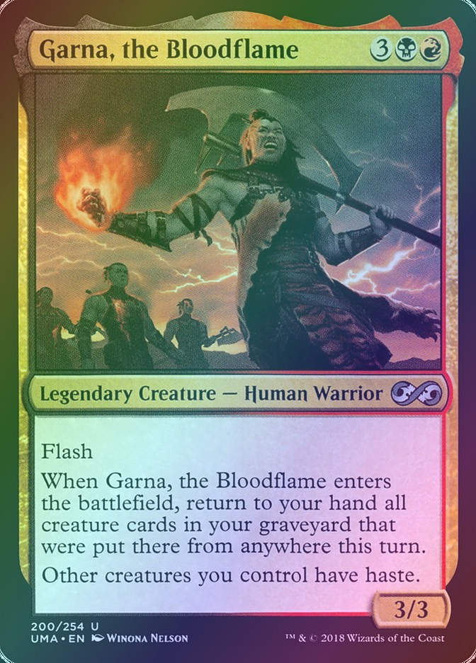 Garna, the Bloodflame (UMA) (200) / Foil