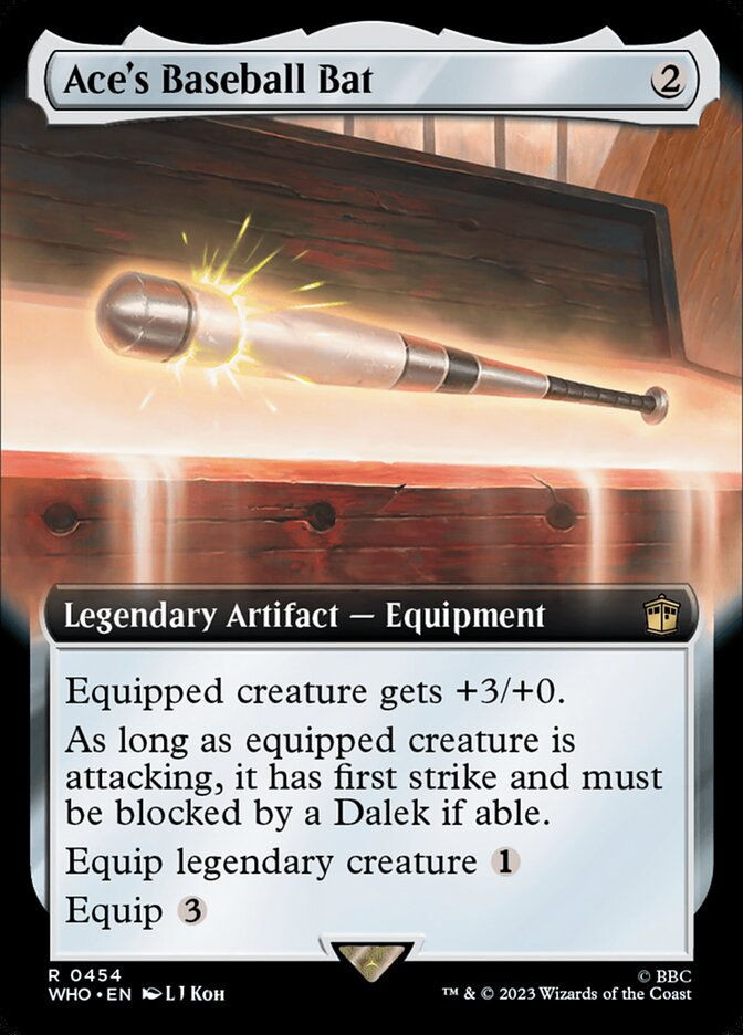 Ace's Baseball Bat (WHO) (454) / Extended Art