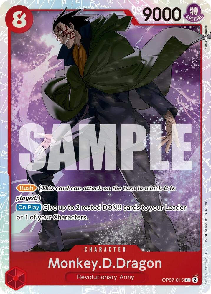 Monkey.D.Dragon (015) (OP07-015) / Foil