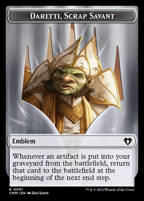 Daretti, Scrap Savant Emblem (tcmm)