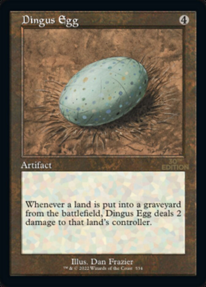 Dingus Egg (30a) / Retro Frame