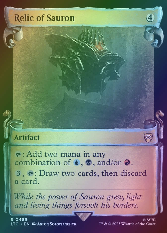 Relic of Sauron (LTC) (489) / Showcase / Foil
