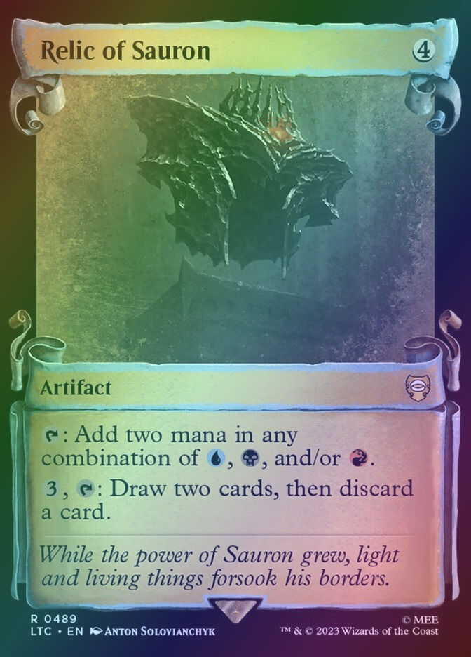 Relic of Sauron (LTC) (489) / Showcase / Foil