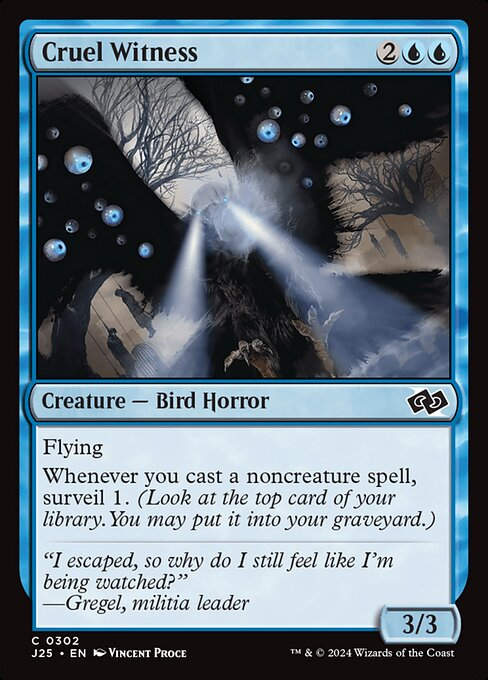 Cruel Witness (J25) (302)