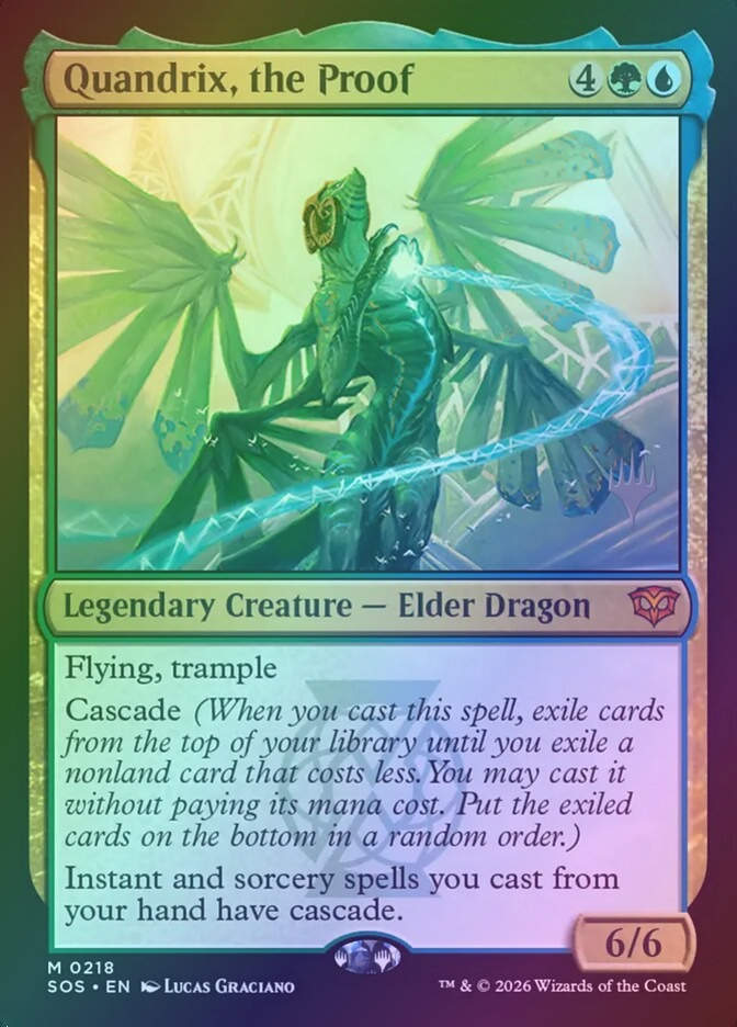 Quandrix, the Proof (PSOS) (218p) / Foil