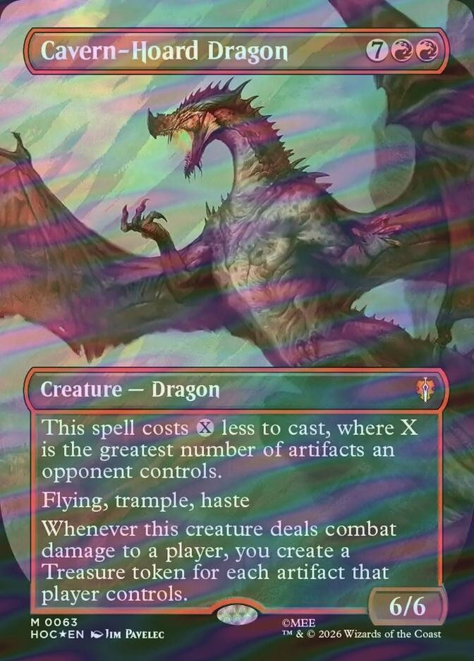 Cavern-Hoard Dragon (HOC) (63) / Surge Foil