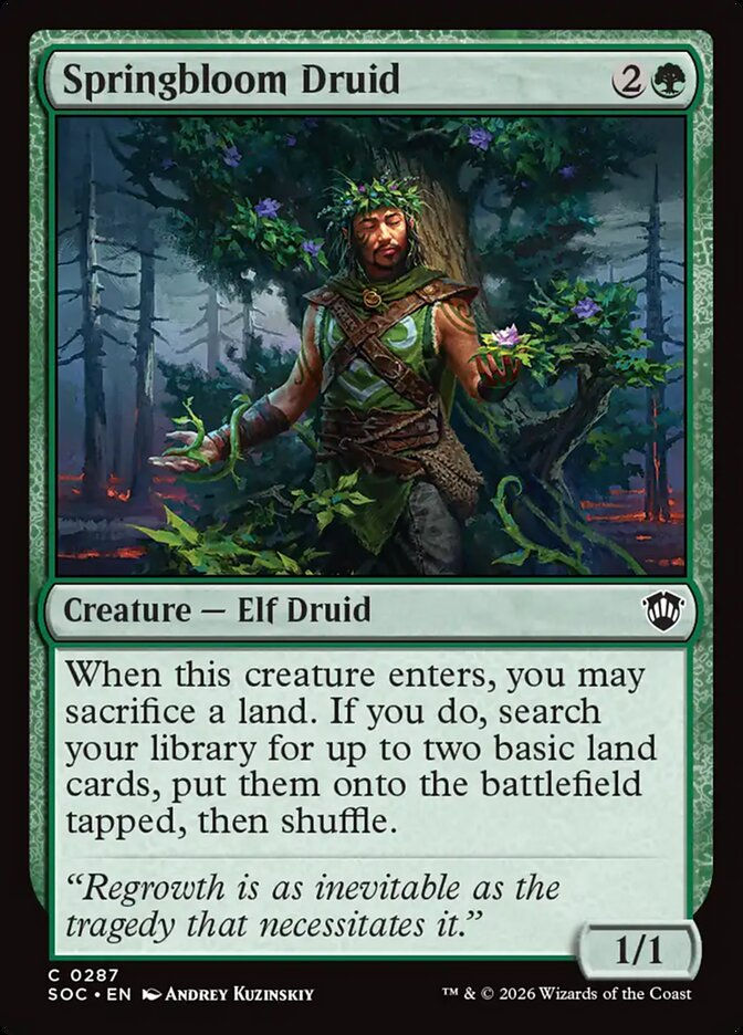Springbloom Druid (SOC) (287)