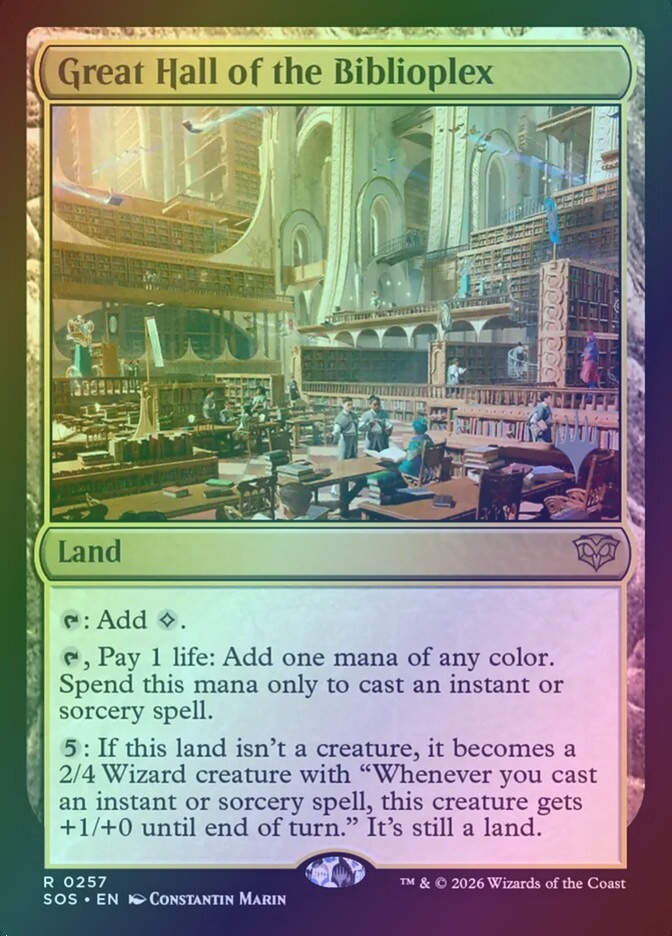 Great Hall of the Biblioplex (PSOS) (257p) / Foil
