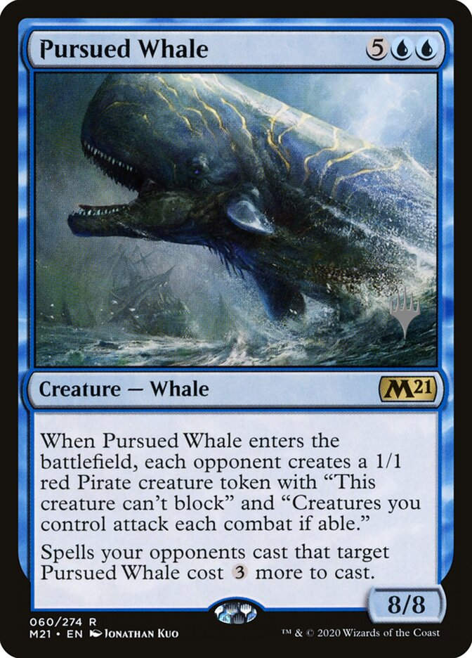 Pursued Whale (PM21) (60p)