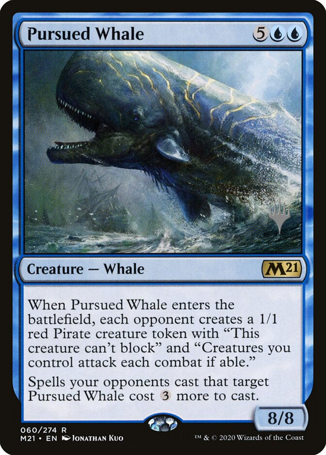 Pursued Whale (PM21) (60p)