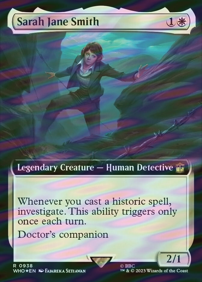 Sarah Jane Smith (WHO) (938) / Extended Art / Surge Foil