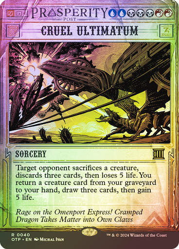 Cruel Ultimatum (otp) (40) / Foil