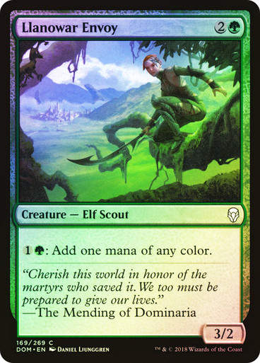 Llanowar Envoy (DOM) (169) / Foil