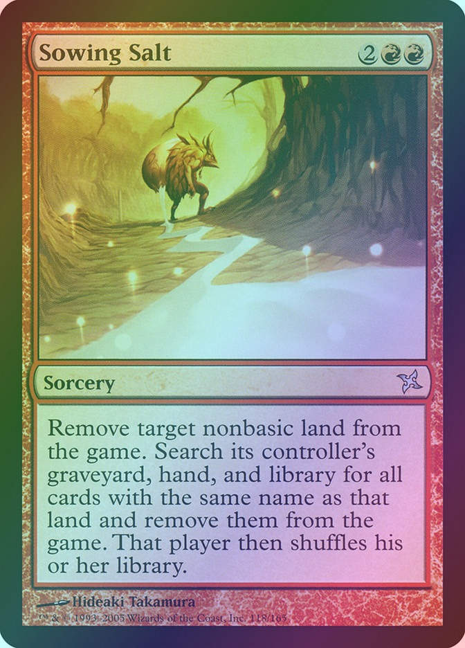 Sowing Salt (BOK) (118) / Foil