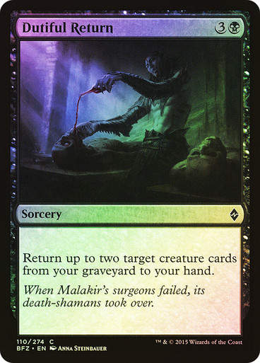 Dutiful Return (BFZ) (110) / Foil