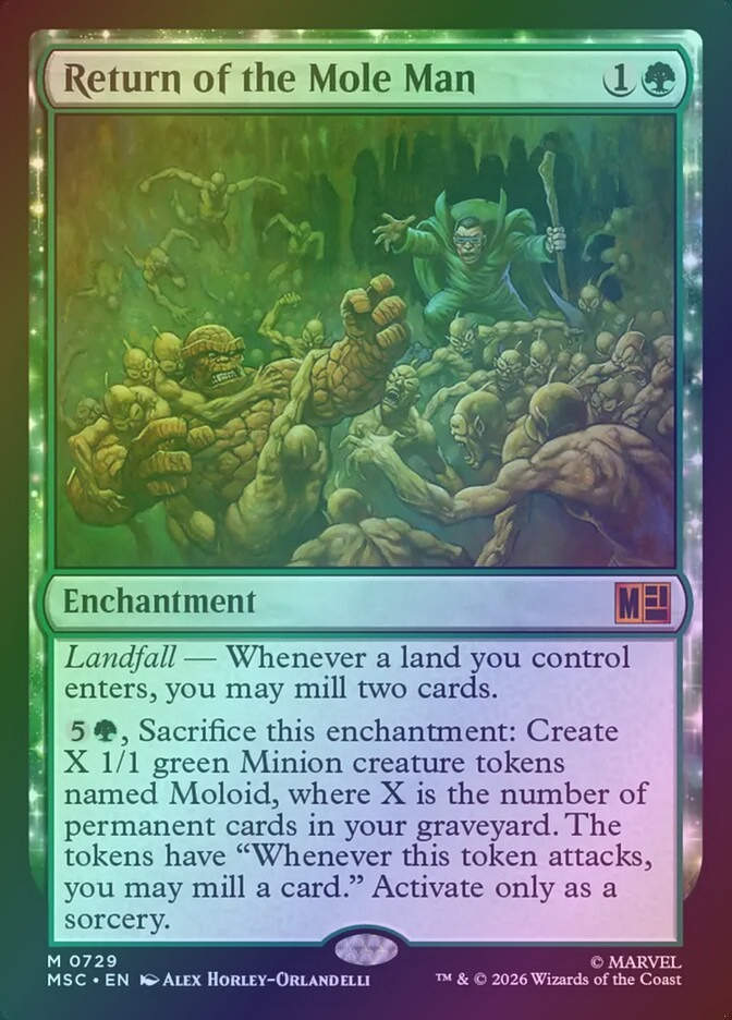 Return of the Mole Man (MSC) (729) / Foil