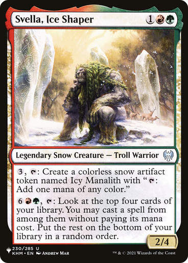 Svella, Ice Shaper (PLST) (KHM-230)