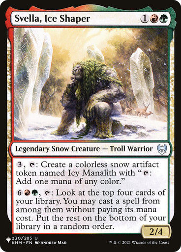 Svella, Ice Shaper (PLST) (KHM-230)