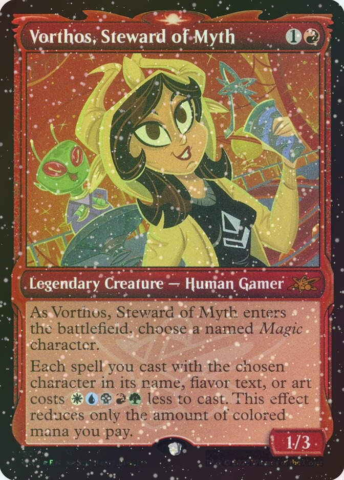 Vorthos, Steward of Myth (UNF) (502) / Showcase / Galaxy Foil
