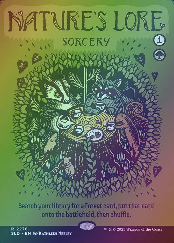 Nature's Lore (SLD) (2278) / Borderless / Foil