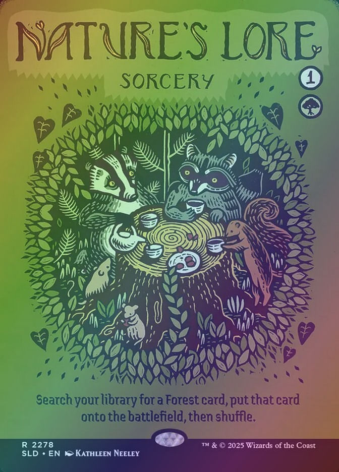 Nature's Lore (SLD) (2278) / Borderless / Foil