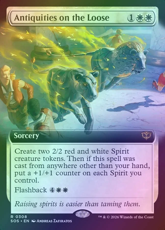Antiquities on the Loose (SOS) (308) / Extended Art / Foil