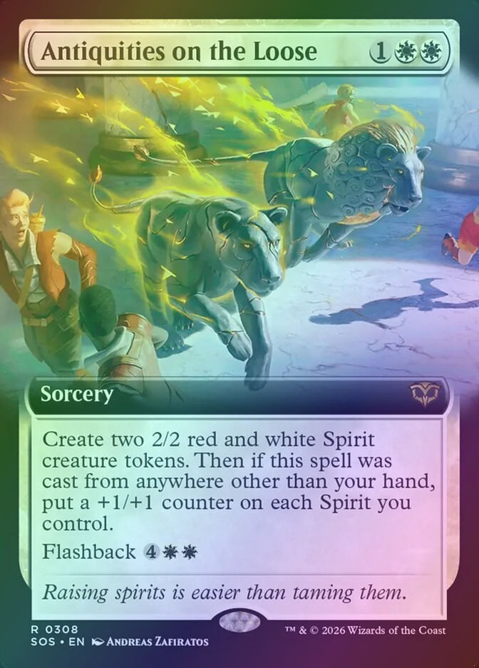 Antiquities on the Loose (SOS) (308) / Extended Art / Foil