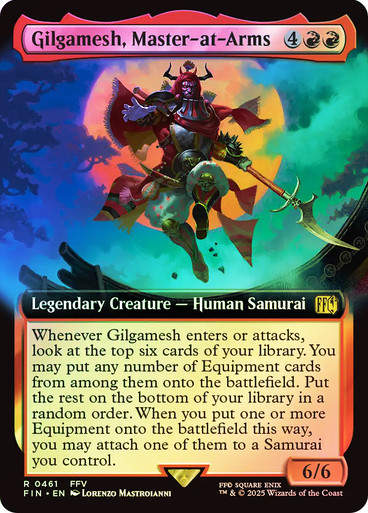 Gilgamesh, Master-at-Arms (FIN) (461) / Extended Art / Foil