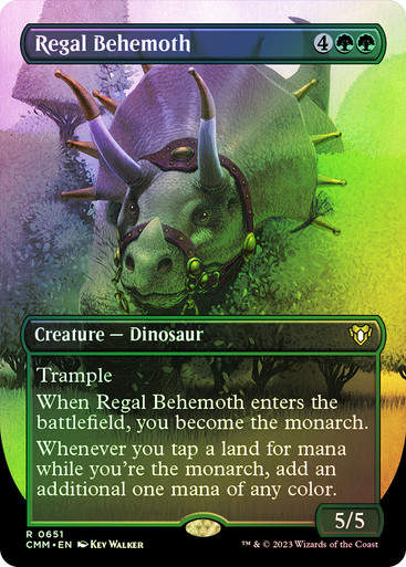 Regal Behemoth (cmm) / Borderless / Foil