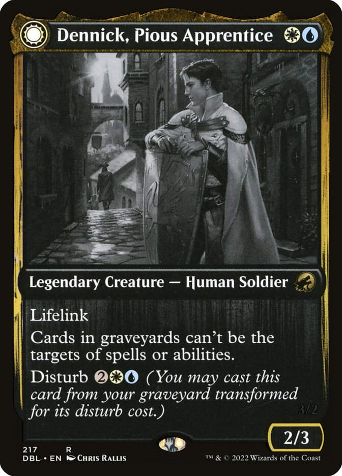 Dennick, Pious Apprentice // Dennick, Pious Apparition (DBL) (217)