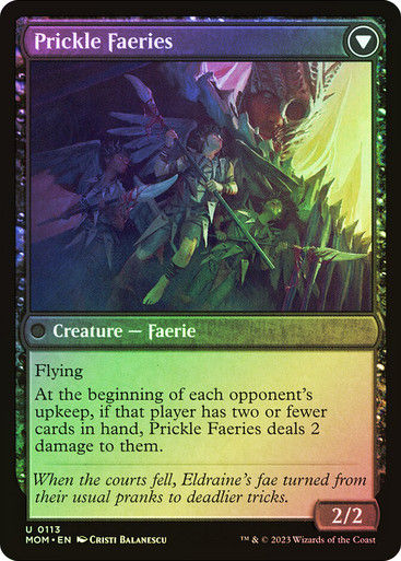 Invasion of Eldraine // Prickle Faeries (mom) / Foil — cara 2 de 2