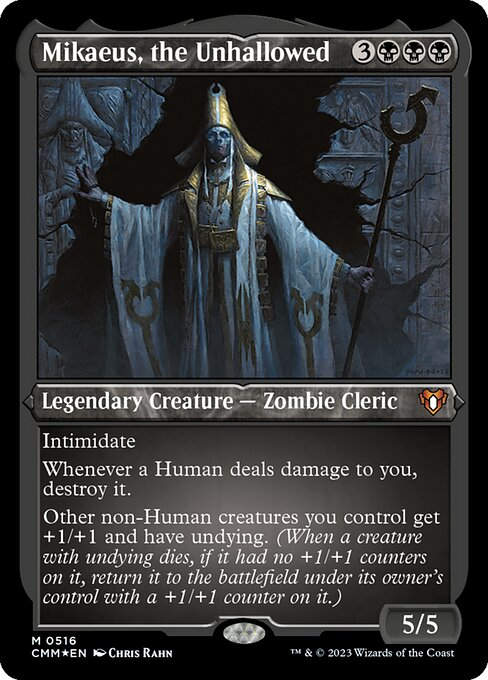 Mikaeus, the Unhallowed (cmm) / Foil Etched