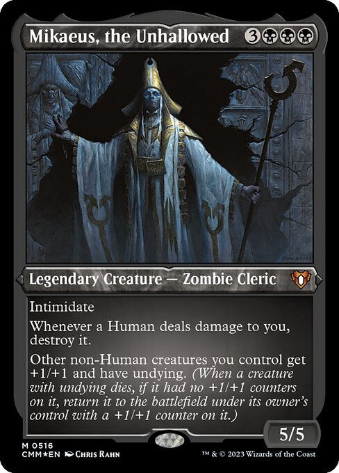 Mikaeus, the Unhallowed (cmm) / Foil Etched