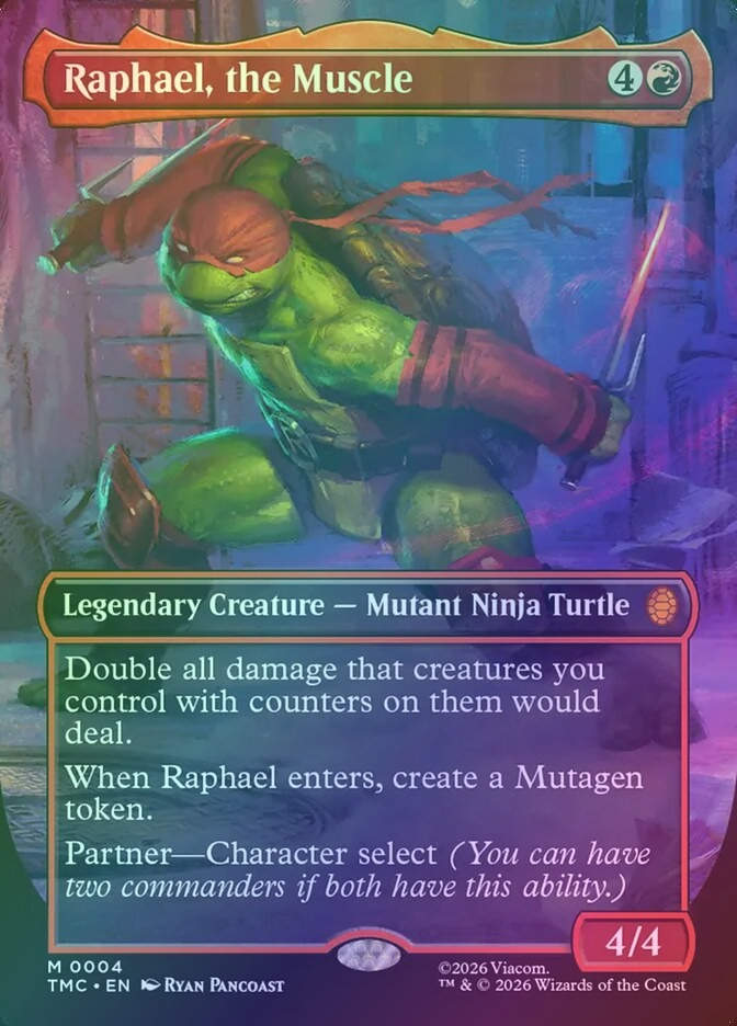 Raphael, the Muscle (TMC) (4) / Borderless / Foil