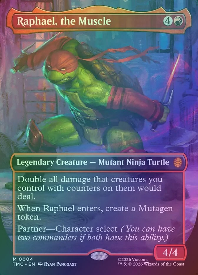 Raphael, the Muscle (TMC) (4) / Borderless / Foil