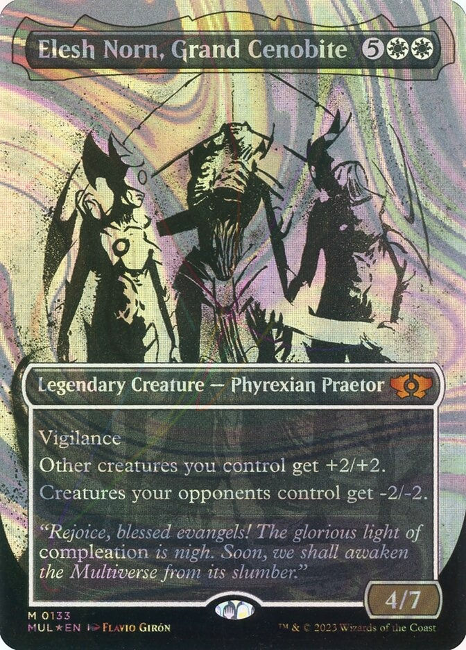 Elesh Norn, Grand Cenobite (MUL) (133) / Borderless / Showcase / Halo Foil