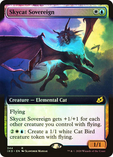 Skycat Sovereign (IKO) (344) / Extended Art / Foil