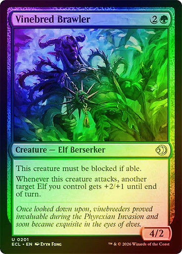 Vinebred Brawler (ECL) (201) / Foil
