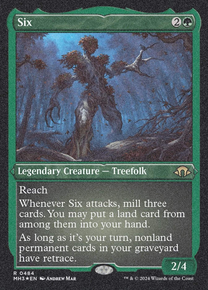 Six (MH3) (484) / Foil Etched