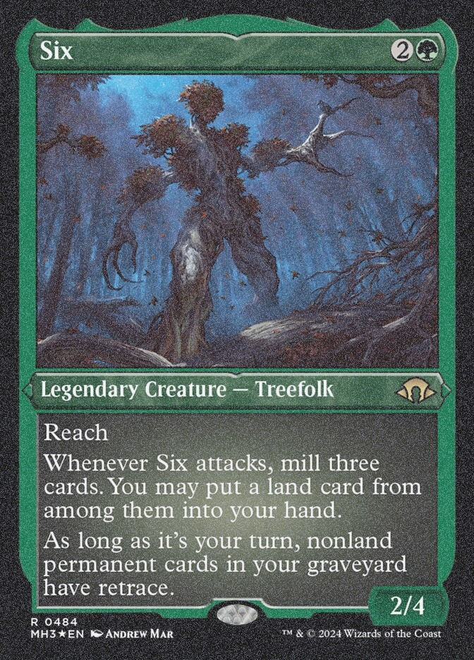 Six (MH3) (484) / Foil Etched