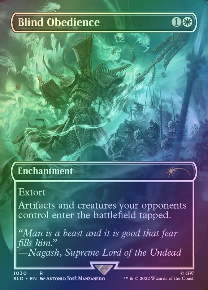 Blind Obedience (SLD) (1030) / Borderless / Foil