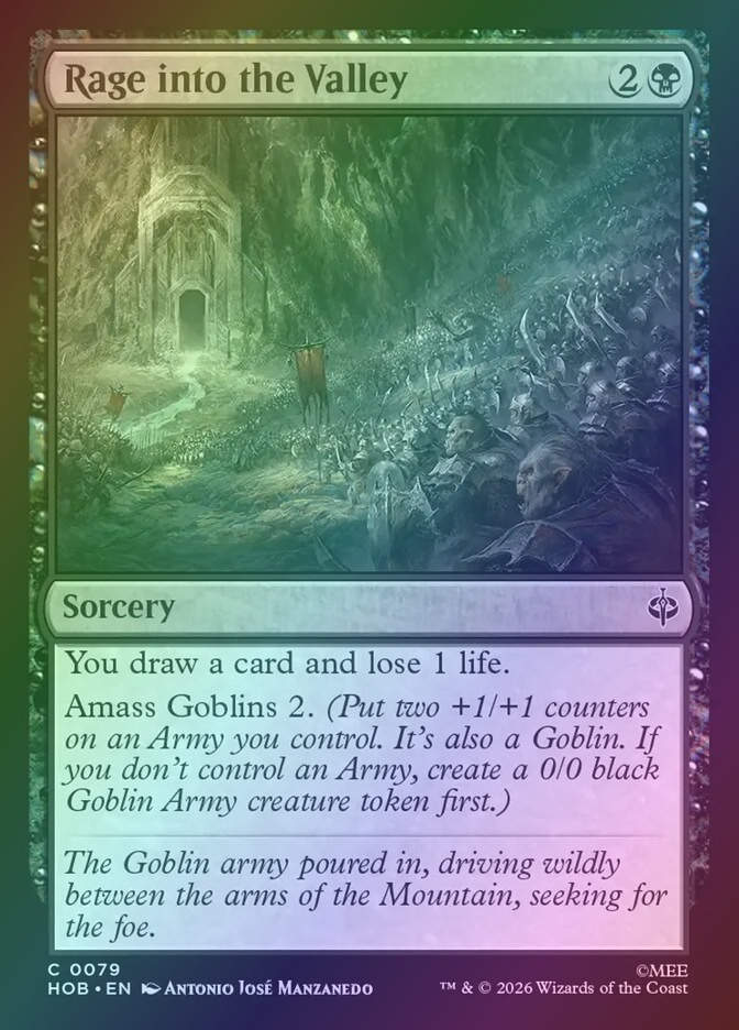 Rage into the Valley (HOB) (79) / Foil